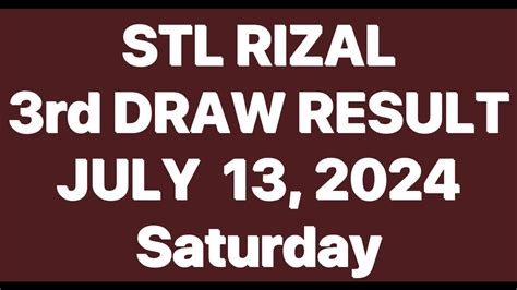 stl rizal result today 8pm